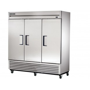 True Refrigeration *LIFTGATE REQUIRED* 72 Inch Stainless Steel Refrigerator