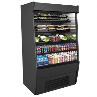 Structural Concepts CO47R 47-1/4 Inch Open Refrigerated Display Case with Metal Shelves