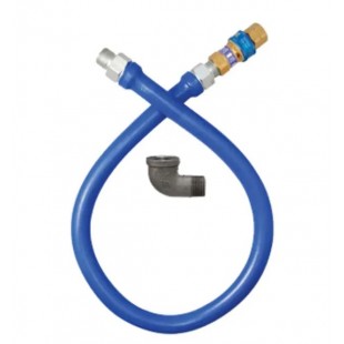 Dormont 16100BPCFS60 1 Inch Diameter Moveable Gas Connector Hose Assembly Blue