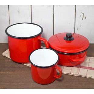 Saucepan (enamel) 12.0 l art. 1624, in pack. 4 pcs.