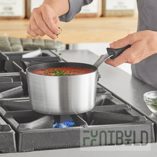 Vollrath 692315 1.5 Qt Sauce Pan with SteelCoat X3 Non Stick Aluminum Riveted Handle