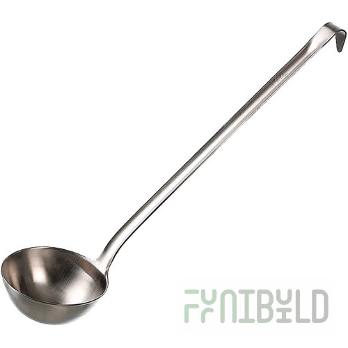 Matfer 112024 15-1/4 Oz. Ladle 4-3/4 Inch Diameter One-piece Stainless Steel