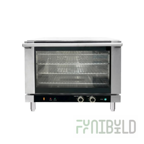 Global Solutions by Nemco GS1743 32 Inch Electric Convection Oven with Manual Controls