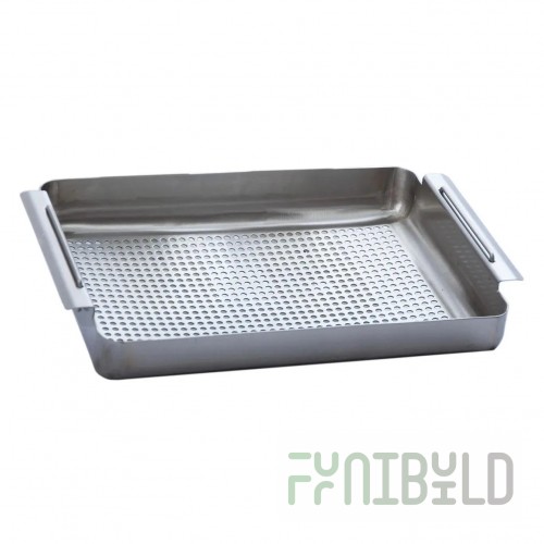 BK Resources BK-PB1818 18 Inch Fabricated Bowl Prep Basket Stainless Steel