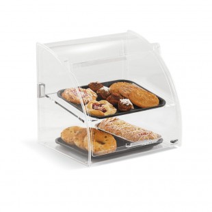 Vollrath ESBC-2 16 Inch Euro Curve Bakery Case Acrylic Countertop Self Service