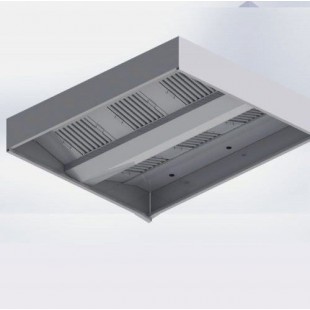 Island exhaust hood ZVO-2500/1600-N-TEH
