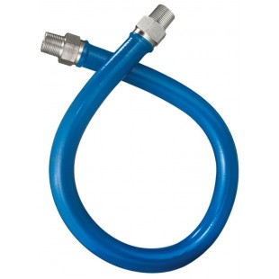 Dormont CAN1650BP48BX 1/2 Inch Diameter Moveable Gas Connector Hose 48 Inch Long Antimicrobial PVC
