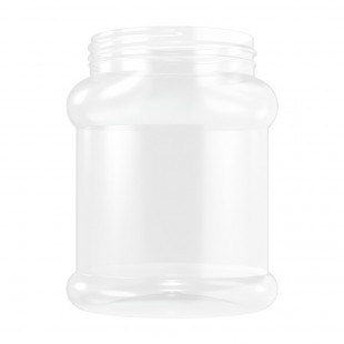 Jar 650 ml, D=127mm, round, transparent.