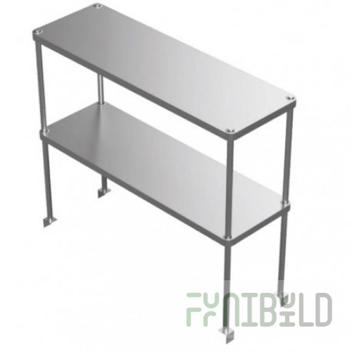 Double tabletop shelf PNST-2-1500/400/800-N-TEH