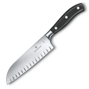 Victorinox 7.7223.26G 10 Inch Granton Blade Forged Knife Black Handle