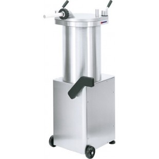 Omcan 45870 21 Inch Electric Hydraulic Piston Sausage Stuffer Automatic with Aluminum