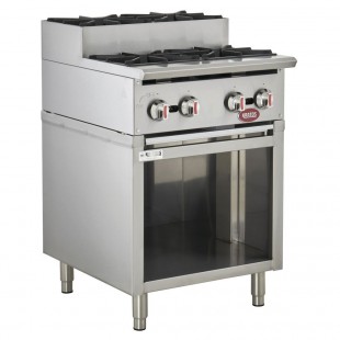 Hubert 184058 Kratos® Gas Step-Up Countertop Range 36