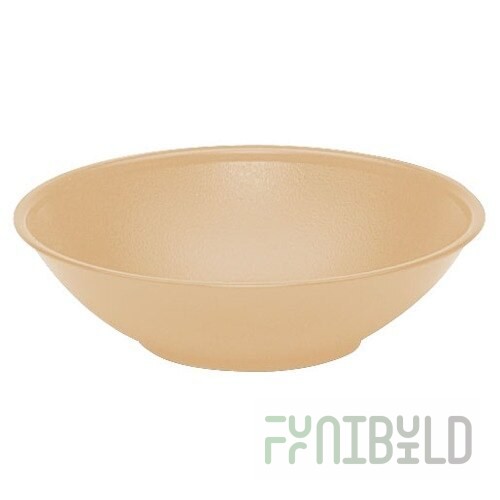 Cambro SB55174 10.9 Oz Salad Bowl Beige SAN Material Dishwasher Safe
