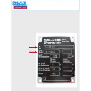 AllPoints ROB400538 3.6 Inch Stainless Steel Front Data Plate with Durable Design
