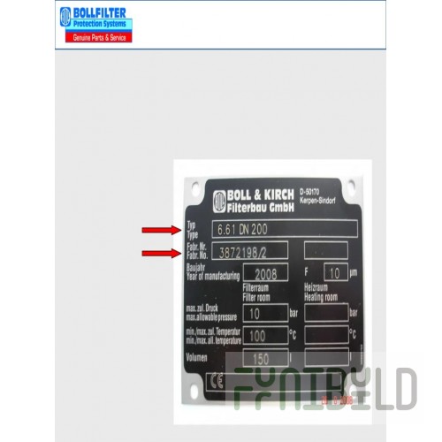 AllPoints ROB400538 3.6 Inch Stainless Steel Front Data Plate with Durable Design