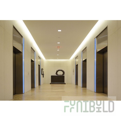 Grosfillex US243104 48 Inch Round Table White Wood Grain Pattern Outdoor