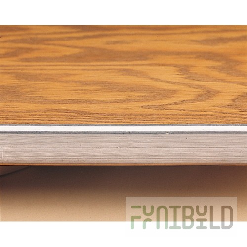 Forbes Industries PLY36RDMXEIC-TBL42-WB 36 Inch Round Cafe Table with Plywood Top and Polycoat Finish