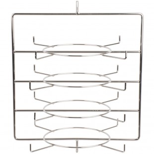 Hatco FDWD4TCRR Stainless Steel 4 Tier Circle Rack with Pizza Pan Retainers Hatco FDWD4TCRR Stainless Steel 4 Tier Circle Rack with Pizza Pan Retainers