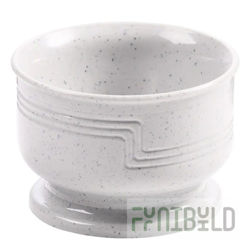 Cambro MDSB5480 Shoreline Collection Speckled Gray 5 oz. Bowl - 48/Case