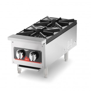 Vollrath 40736 12 Inch Gas Hotplate Countertop with 2 Burners 52000 BTU Vollrath 40736 12 Inch Gas Hotplate Countertop with 2 Burners 52000 BTU