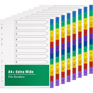 Cres Cor 1253 638 789 K Shelf Dividers 3 pcs Numbered 7 to 9