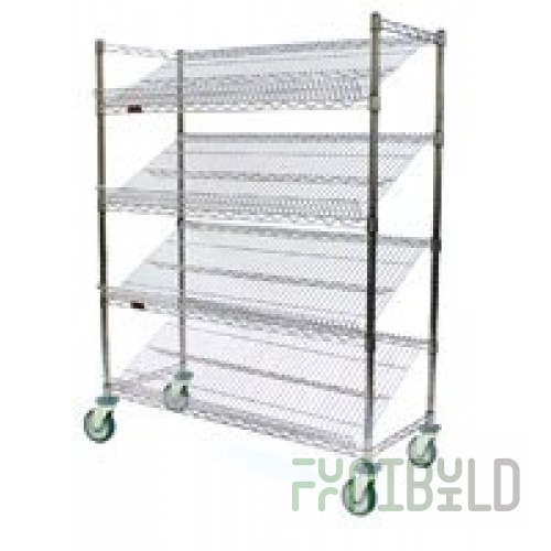 Eagle 4TF1860-C 60 Inch Truss Frame Chrome NSF Angled Shelf Support