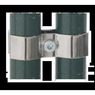 Eagle ADD-A-CLAMP Post Clamp Adjustable Shelf Wire EAGLEbrite stainless steel finish