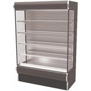 Hussmann RGDC24-83-4 45 Inch Curved Multi-Deck Air Curtain Display Case Black Hussmann RGDC24-83-4 45 Inch Curved Multi-Deck Air Curtain Display Case Black