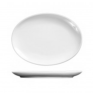 Fortessa TC7200.DV.20 8 Inch Oval Platter with Flat Edge China Fortessa TC7200.DV.20 8 Inch Oval Platter with Flat Edge China