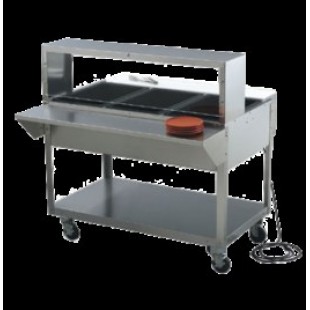 Vollrath 95016 90 Inch Operator Side Plate Rest Solid Surface Specify Color