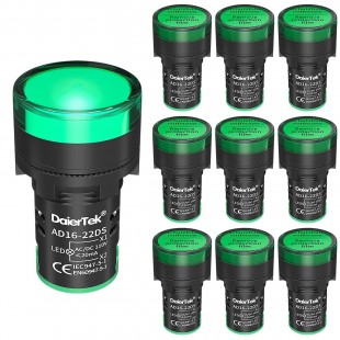 Light signal indicator for dough mixing machine HS-50 (green)
