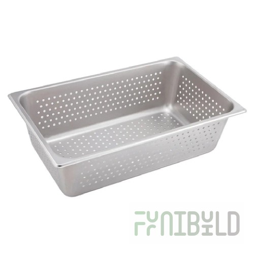 Winco SPJH-106PF 20 Inch Stainless Steel Perforated Steam Table Pan