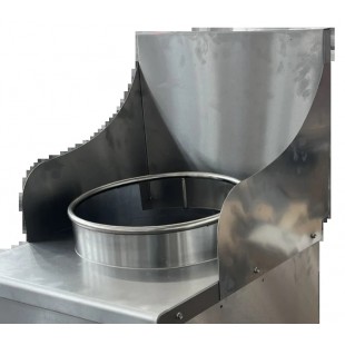 Omcan 48288 Backsplash 20 Inch for 13 to 16 Inch Wok Ranges