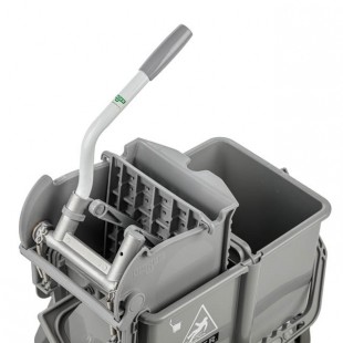 AllPoints ECL89990207 15 Inch Dual Compartment Mop Bucket with Handles