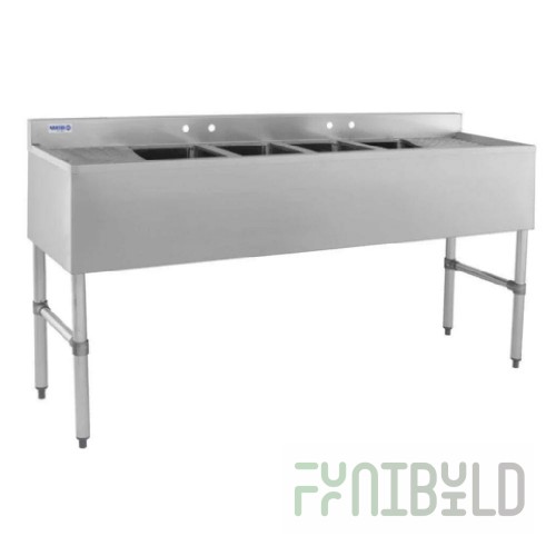 Hubert 29N-055 Kratos® 3 Compartment Sink 69