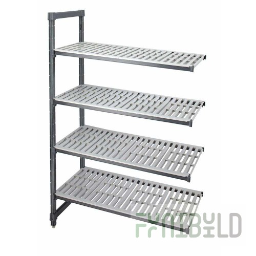 Cambro ETR48580 48 Inch Camshelving Elements Traverse for Stationary Units Brushed Granite