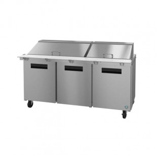 Hoshizaki SR72A-30M 72 Inch Stainless Steel Mega Top Refrigerator 21.25 cu ft