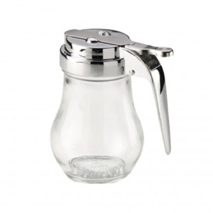 Vollrath 1206LJ Dripcut® 7 oz. Clear Polycarbonate Teardrop Syrup Server Jar