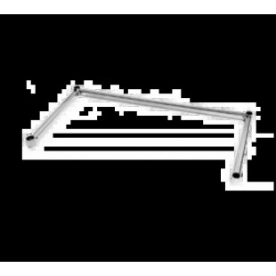 Eagle CF1848-C 48 Inch Channel Frame 3-Sided Chrome-plated Support