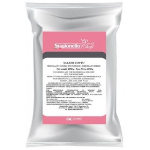 Omcan 47004 1 kg Curing Salts and Spice Blends for Rapid Fermentation Salami