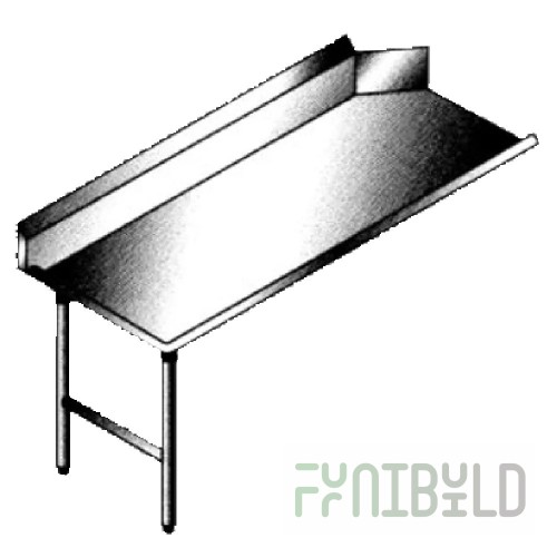 SPG International CDT-SL-4-L Universal Stainless Dishtable Clean Straight Design