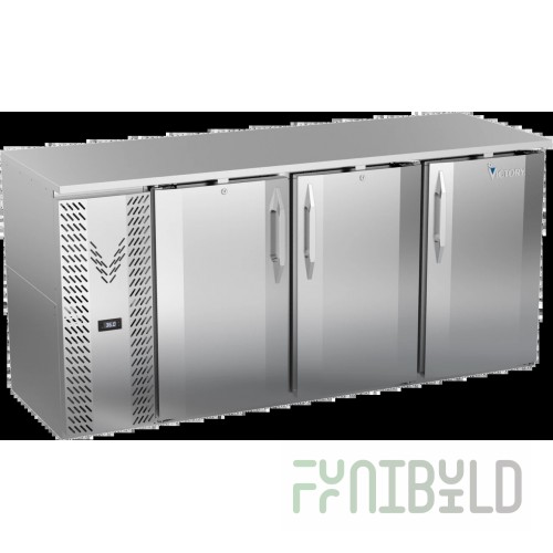 Victory VBBN72HC-F-S Back Bar Refrigerator Food Rated Three-section