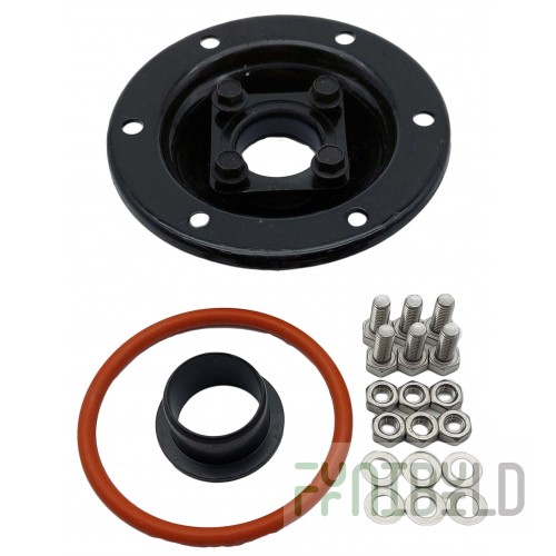 Seal for heating element Krupps 103415, with flange, NBR 70°, 40x64x53mm