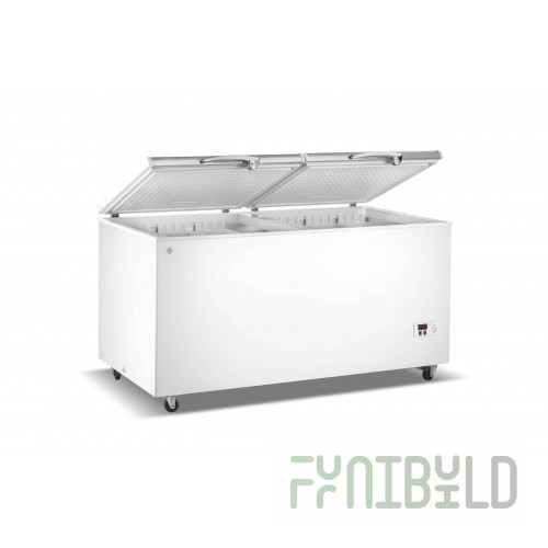 Chest freezer V=500l, MLK-600, -18...-25, 1604x680x790 in, solid lid (1 basket)