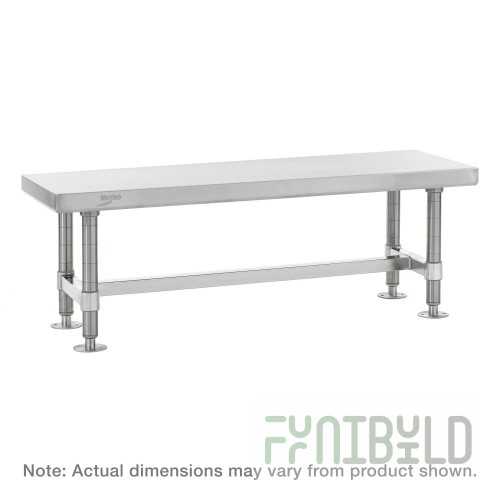 Metro GB1672S 16 Inch Gowning Bench Stainless Steel with Easy to Clean Surface