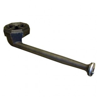 AllPoints 3019000 21.75 Inch Rear Burner Assembly Cast Iron - Garland Performer