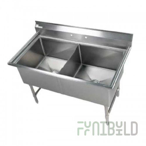 Klinger's Trading EIT22D18 Elite Sink Two Compartment 84
