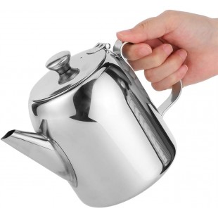 1880 Hospitality 88000609A 17 Oz Short Spout Coffee Pot Stainless Steel with Lid 1880 Hospitality 88000609A 17 Oz Short Spout Coffee Pot Stainless Steel with Lid