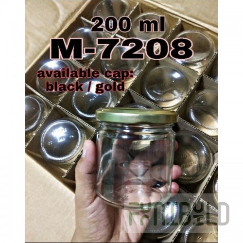 Jar 200 ml, D=170mm, with seal, bottom. D=160mm, h=21mm