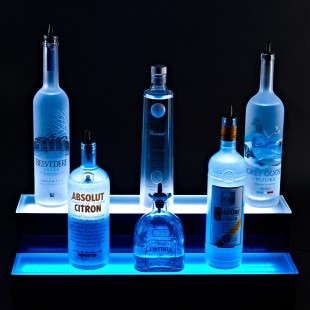 Optional 42 Inch Lighted 2-Tier Countertop Liquor Display for Royal Series, Krowne KR-2T42-L